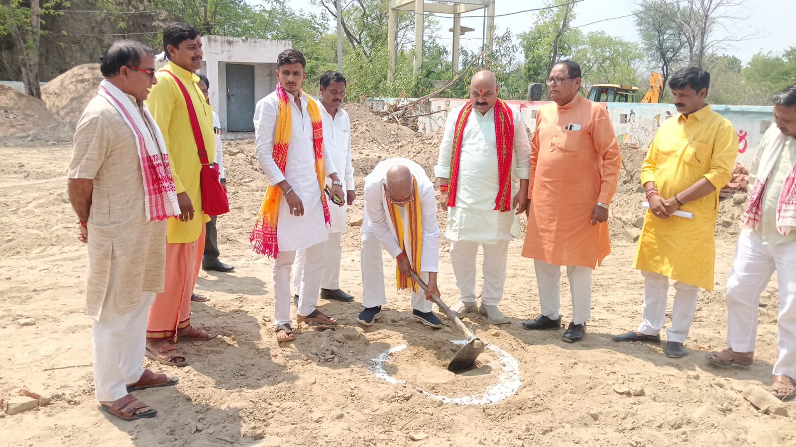 धोपाप धाम में विधायक ने किया पर्यटन विकास कार्यों का शिलान्यास।