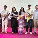 मिस्टर फेयरवेल बने अनमोल, मिस फेयरवेल चुनी गईं भूमिका।